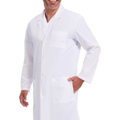 40" Unisex Lab Coat in White Thumbnail
