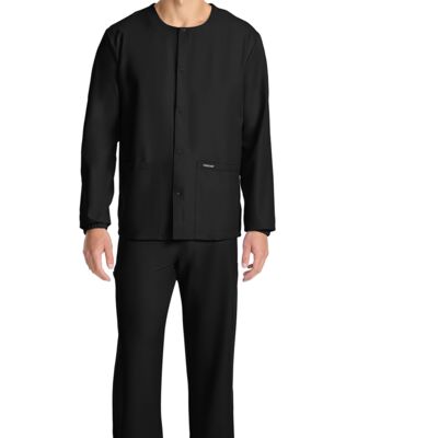 Unisex Snap Front Warm Up Jacket Thumbnail