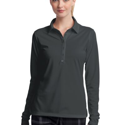 Golf Ladies Long Sleeve Dri FIT Stretch Tech Polo Thumbnail